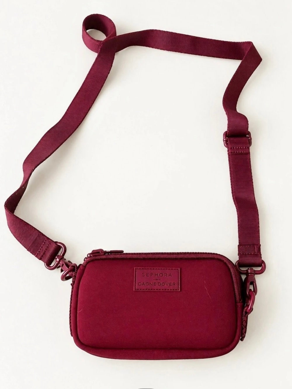 Sephora Daring Over Burgundy Crossbody Bag Like New